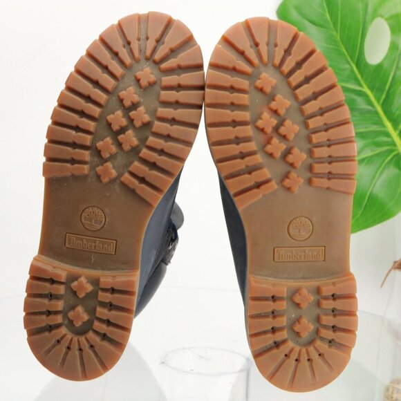 Timberland Mens Waterproof Boot Size 7 Premium 6Inch Blue Leather Insulated - Picture 8 of 12